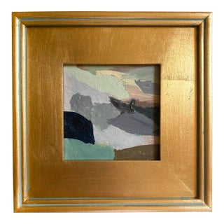 "Overcast Hills" 2026 Framed Mini Painting by Jessalin Beutler For Sale