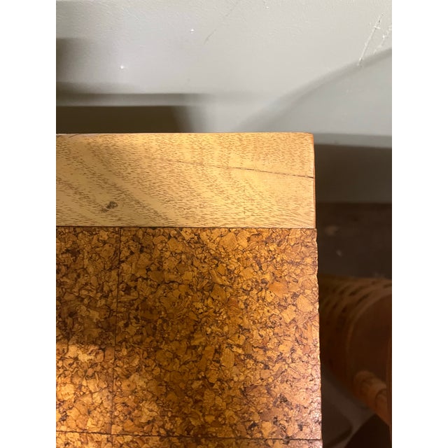 American of Martinsville “Bali Hai” Cork Top Bar Cabinet or Server, Mid-Century For Sale - Image 11 of 12