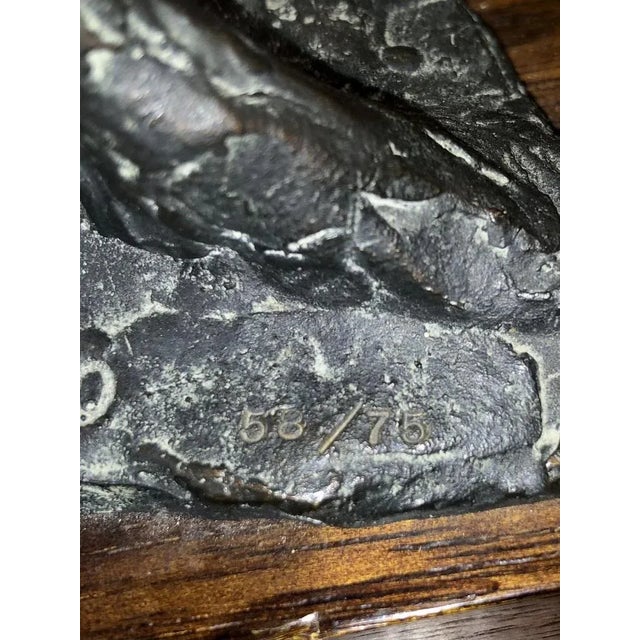 Metal Augusto Murer, Boy with a Drape, 1980, Bronze For Sale - Image 7 of 9