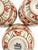2020s Set of 6 Bat Trang Vietnamese Ceramic Multipurpose Bowls Hand Painted in Red and Celadon Lotus Floral Motif For Sale - Image 5 of 11