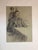 Heinrich Pforr, Pipe Smoker Man at the Table, 1920s, Pencil For Sale - Image 10 of 12