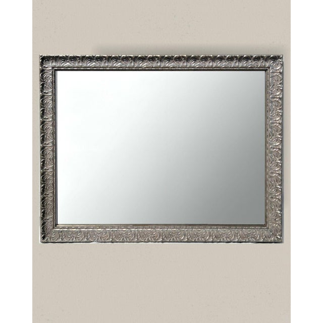 This stunning large mirror features an ornate frame from the Larson-Juhl Prague Collection (Moulding 869077), known for...