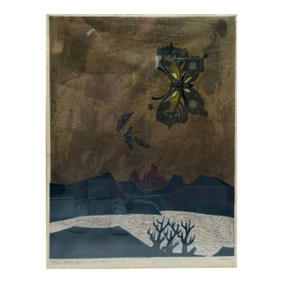 1960’s Yoshio Kanamori Japanese Woodblock Print For Sale