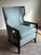 Transitional Pair of Late 20th Century Bill Sofield for Baker Manor Walnut Wing Lounge Chairs For Sale - Image 3 of 10