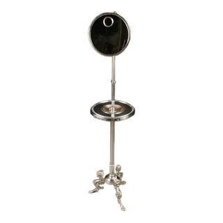 Antique French Art Deco Adjustable Shaving Mirror, Circa 1920 For Sale