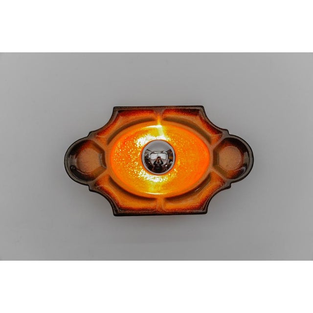 Mid-Century Modern Mid-Century Modern Ceramic Wall Lights, 1960s, Set of 3 For Sale - Image 3 of 14