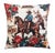 American Western Galloping Cowboy & Horse Double Sided Feather/Down Pillow For Sale - Image 3 of 5