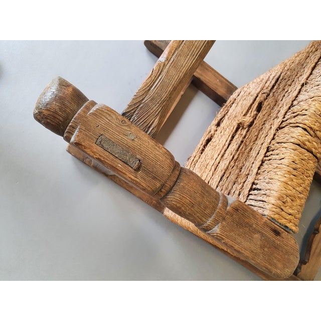Brutalist Rope Chairs, 1900s, Set of 2 For Sale - Image 14 of 16