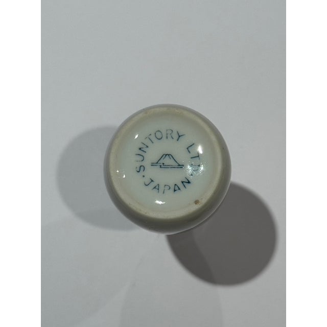 1960s Japanese White Porcelain Suntory "Sakura" Bud Vase / Sake Decanter For Sale In Los Angeles - Image 6 of 6