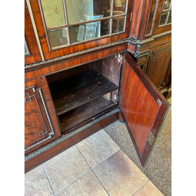 Antique English 1810 Breakfront For Sale - Image 12 of 13