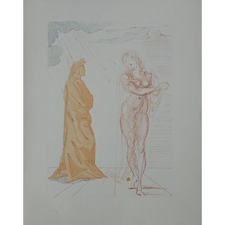 Salvador Dali, Virgile réconforte Dante, Etching For Sale