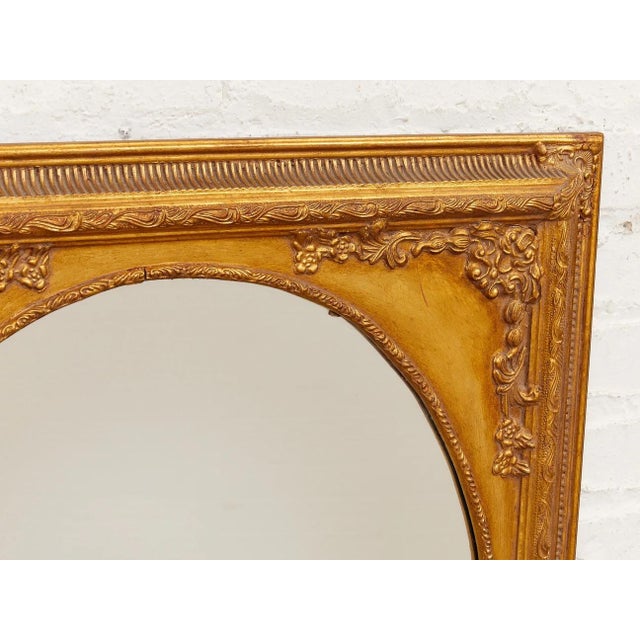 Framed Gold Gilded Vintage Mirror Circle For Sale In Los Angeles - Image 6 of 7