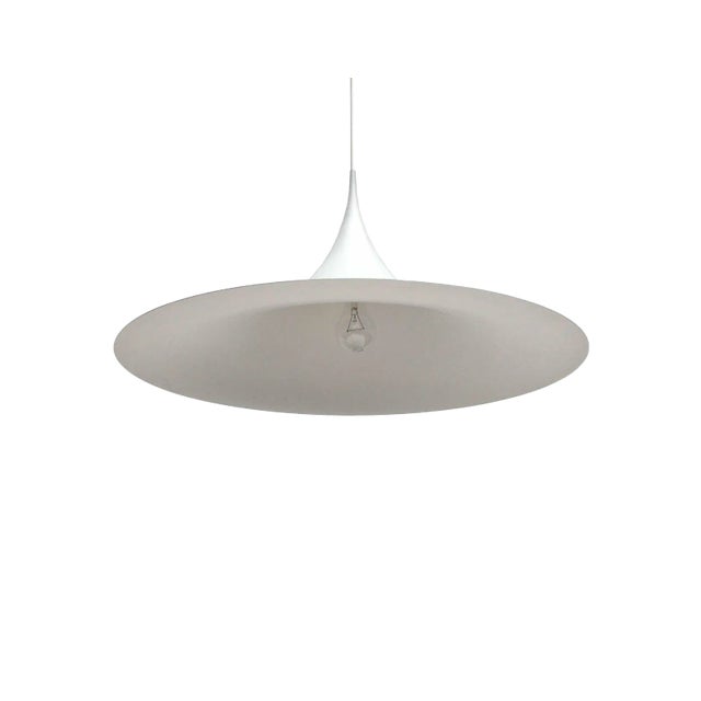Vintage Semi Pendant Lamp by Bondrup & Thorup for Fog & Mørup For Sale