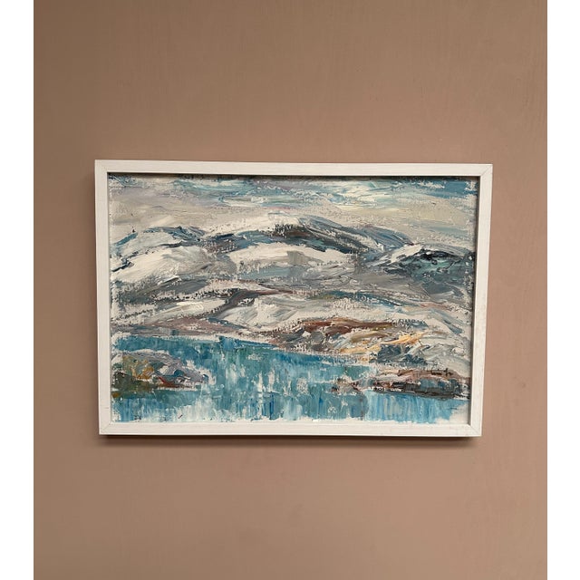 Erik Lo, Landscape, 1960s, Oil on Canvas, Framed For Sale - Image 6 of 18