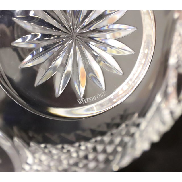 Waterford Crystal Ireland 10" Heritage of Ireland Scalloped Footed Bowl For Sale - Image 9 of 10