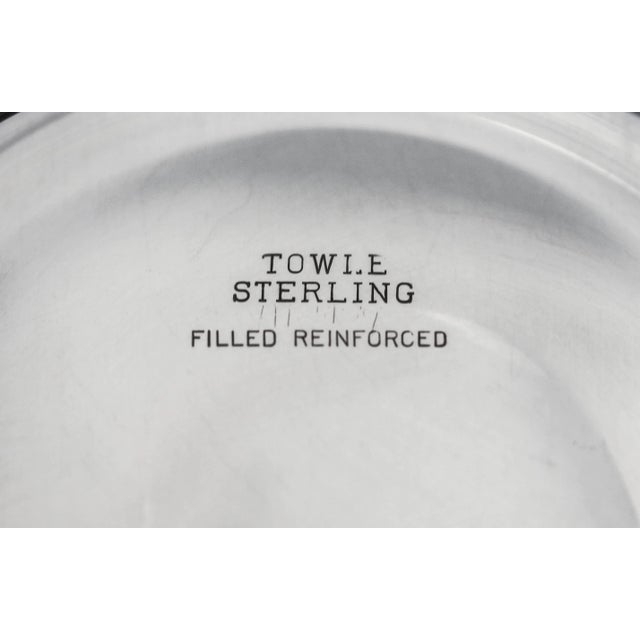 1950s Sterling Silver Candlesticks - A Pair For Sale In New York - Image 6 of 7