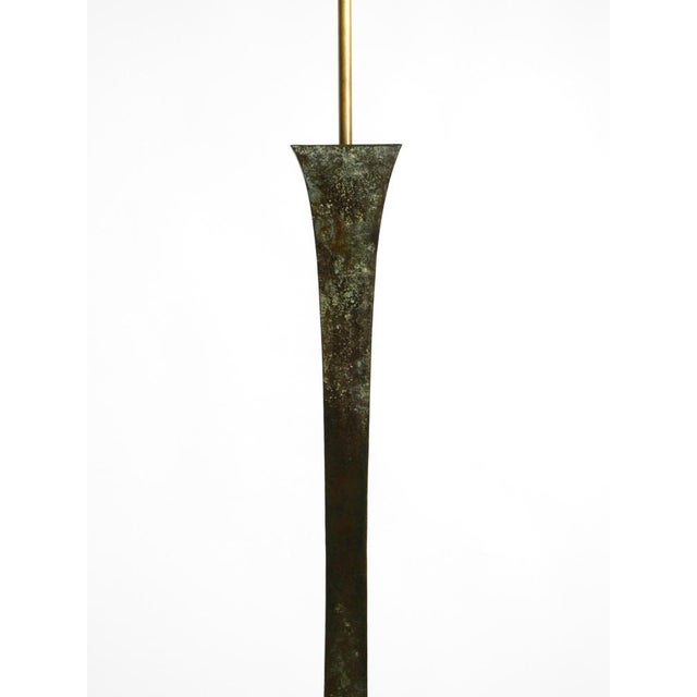 Bronze Verdigris Floor Lamp by Stewart Ross James for Hansen Lighting, USA, 1960s For Sale - Image 12 of 18
