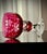 Pink Vintage Vignes Ruby Crystal Wine Goblets from Val Saint Lambert, 1950, Set of 10 For Sale - Image 8 of 18