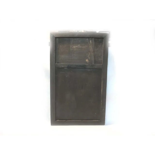 Paint Antique Chinese Repousse Enamel Cloisonne Double Dragon Large Framed Wall Hanging For Sale - Image 7 of 8