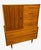 1960s Vintage Mid-Century Modern Bedroom Set - Gentleman's Chest Highboy & Sculpted Pull Credenza Dresser, 1960s, 2 Pieces For Sale - Image 5 of 9