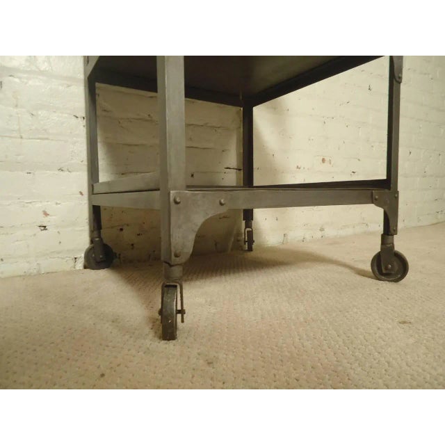 Industrial Metal Shelving For Sale - Image 4 of 5