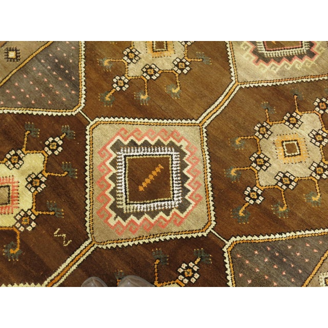 A Turkish Kars runner with a large scale geometric motif throughout Kars is a village located in Northeast of Turkey. The...