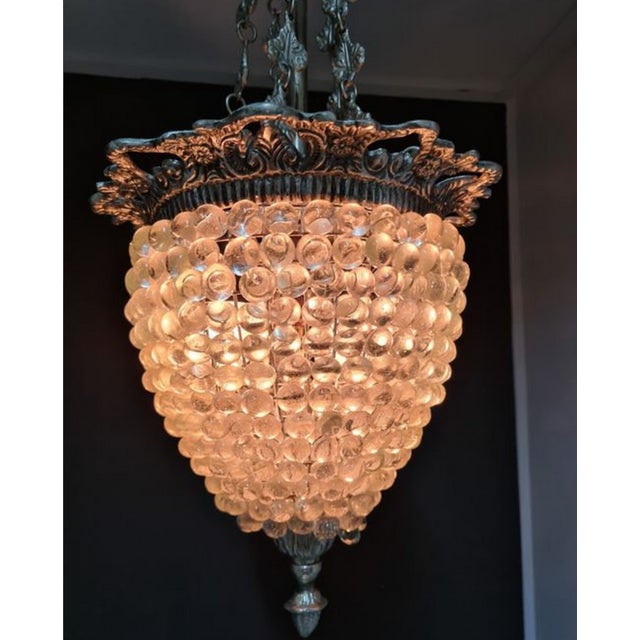 Vintage Murano Glass Chandelier, 1960s For Sale - Image 6 of 10