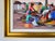 Green Vintage E. Constant Haitian Market by the Bay Oil on Canvas Painting For Sale - Image 8 of 12