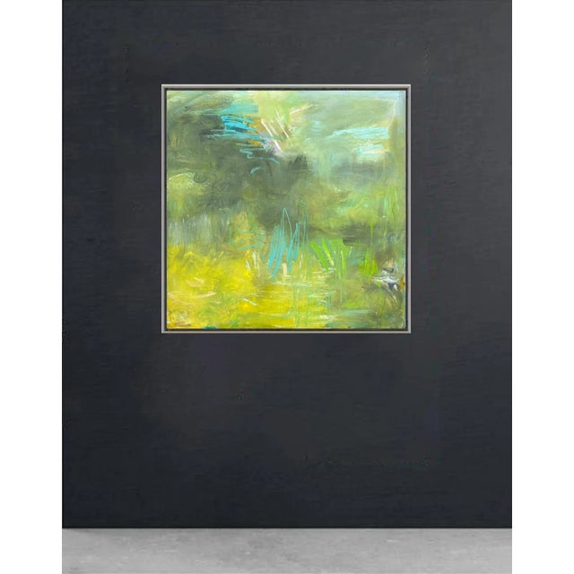 Textile "Safari" by Trixie Pitts Abstract Expressionist Oil Painting For Sale - Image 7 of 12