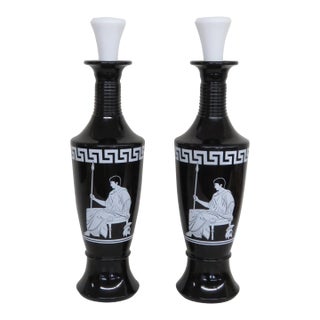 Royal Emperor Roman Themed Jim Beam Whiskey Decanter With Stoper a Pair 4382b For Sale