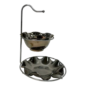 Mid Century Modern-Style 2 Tiered Serving Set