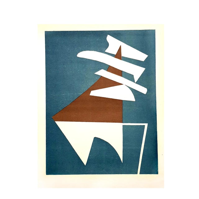 Textile Alberto Magnelli - Composition - Original Lithograph 1951 For Sale - Image 7 of 7