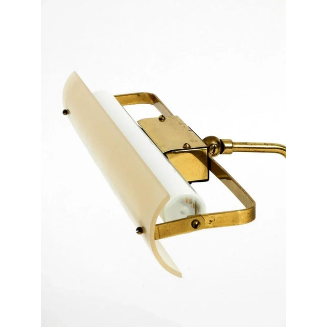 Mid-Century Modern Brass Desk Lamp with Acrylic Glass Lampshade, 1950s For Sale - Image 17 of 18