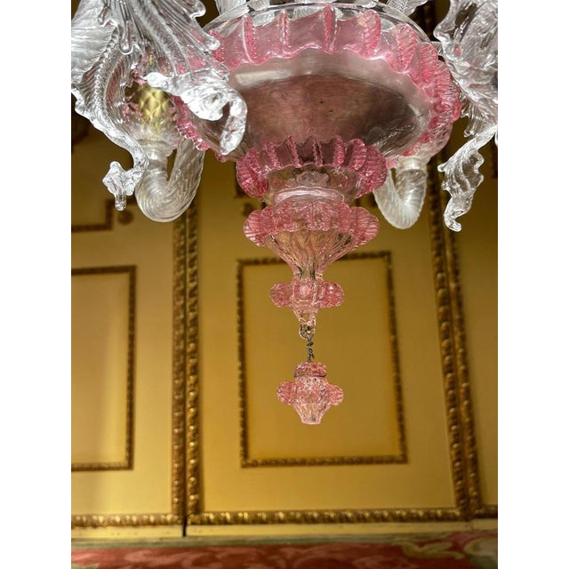 20th Century Mouth Blown Murano Chandelier, Italy For Sale - Image 12 of 18