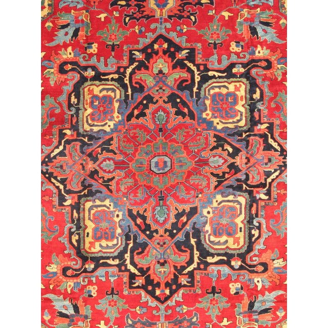 Meet Pasargad’s Heriz Collection. This rug’s handmade, hand-knotted construction adds durability to this rug, ensuring it...