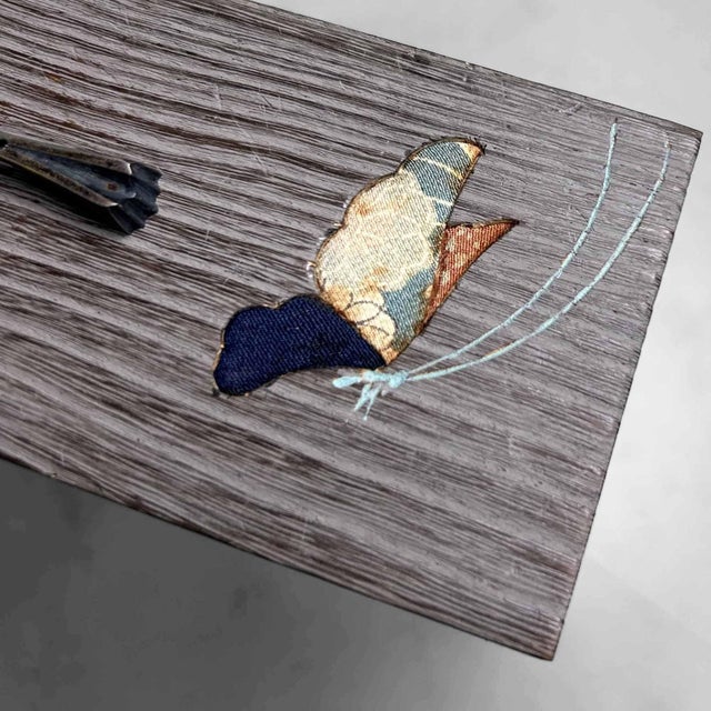 Vintage Tansu Storage Cabinet with Floral Decor, 1960s For Sale - Image 11 of 18