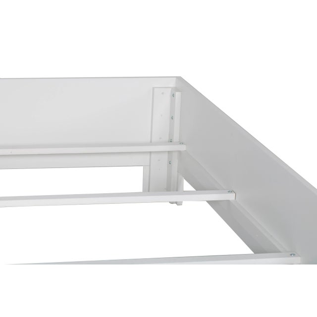 Not Yet Made - Made To Order X & Diamond Bed Twin Extra Long - White For Sale - Image 5 of 12