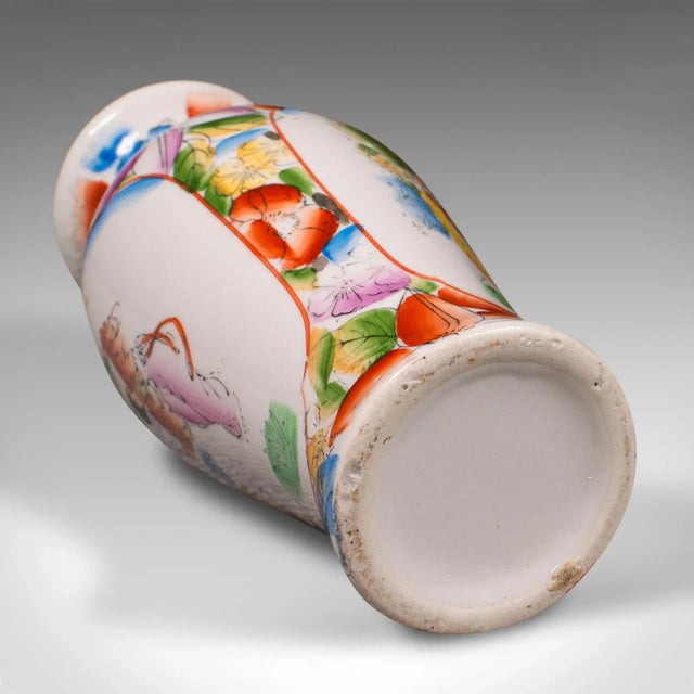 1940s Small Vintage Art Deco Japanese Decorative Posy Vase For Sale - Image 9 of 9