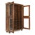 Postal sorting cabinet wood 80 lockers. Craft furniture vintage old teak. Has 80 storage spaces. The old teak wood is...