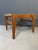 Mid-Century Walnut and Travertine Stools by Jens Risom- Set of 3 For Sale - Image 10 of 11