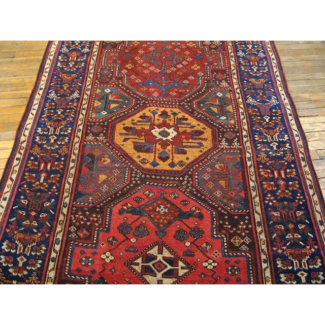 Antique Kurdish Brown 1850s Rug, Circa Date: 1850s. This exceptional example of a N.W. Persian weaving tradition dates...