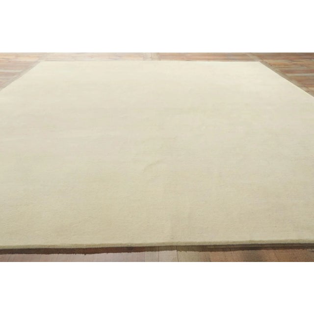 Textile Modern Style Ivory Area Rug - 08'01 X 10'00 For Sale - Image 7 of 9