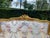 French 1980s French Louis XVI Gold Beech Beige Settee For Sale - Image 3 of 13
