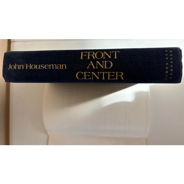 1970s Signed John Houseman Front & Center Hardcover in Dustcover Book For Sale - Image 11 of 12