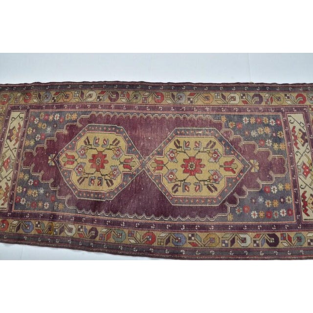 Textile Oushak Antique Floral Rug For Sale - Image 7 of 10