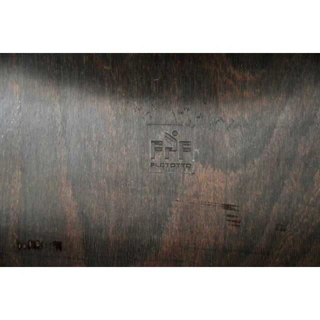 Black Scandinavian Chairs in Pagwood from Flötotto, 1960s, Set of 5 For Sale - Image 8 of 12