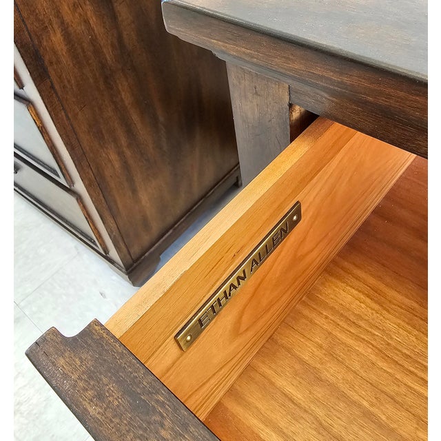Ethan Allen Reeves Collection Dresser Secretary For Sale - Image 9 of 12