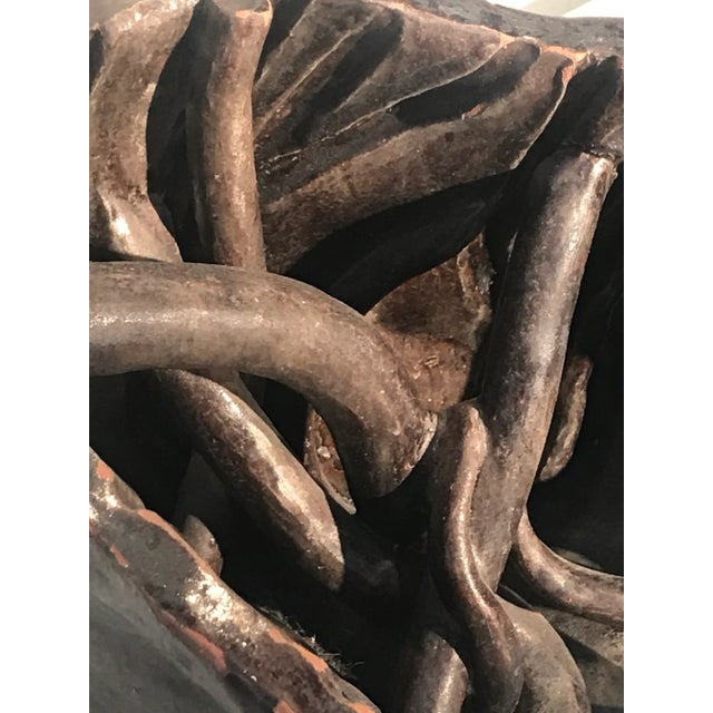 Ceramic Biomorphic Ceramic Sculpture For Sale - Image 7 of 12