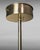 Mid 20th Century Stilnovo Style Italian Brass Six-Light Chandelier With Opaline Glass Globes For Sale - Image 17 of 18