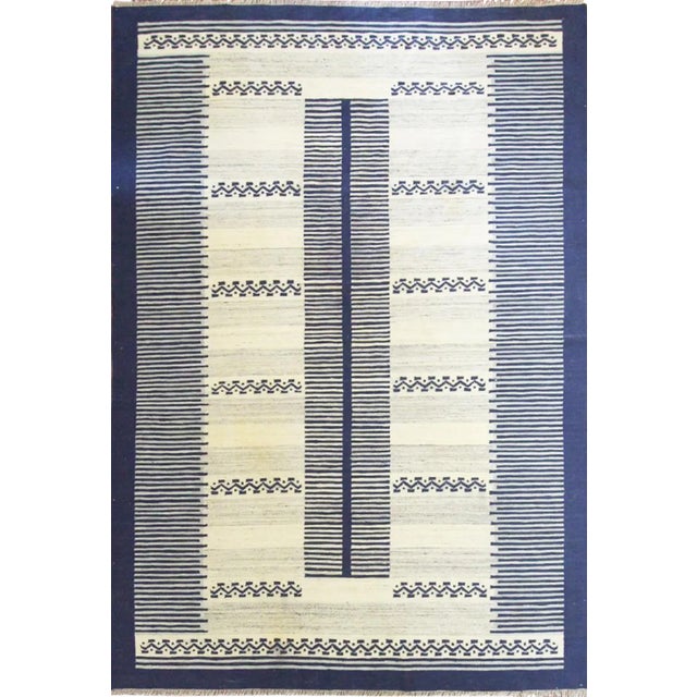 20th Century Swedish Flat-Weave Rug For Sale